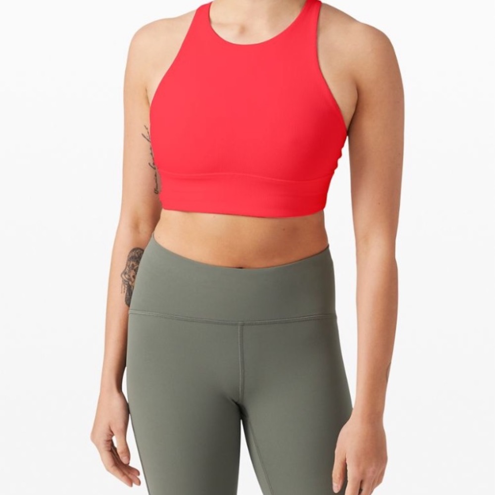 Lululemon Energy Bra Long Line Rib NWT